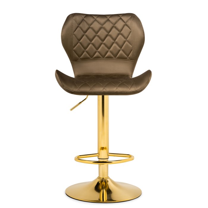 Барный стул Porch коричнево-золотого цвета - купить Барные стулья по цене 6990.0