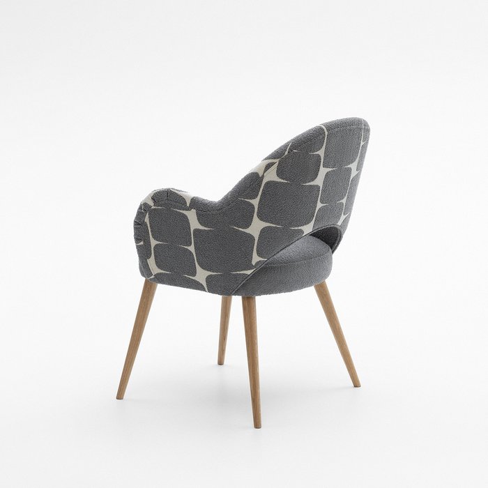 Стул кресло с подлокотниками Loft L03 Premium серого цвета - купить Обеденные стулья по цене 32000 Стул кресло с подлокотниками Loft L03 Premium серого цвета - купить Обеденные стулья по цене 32000