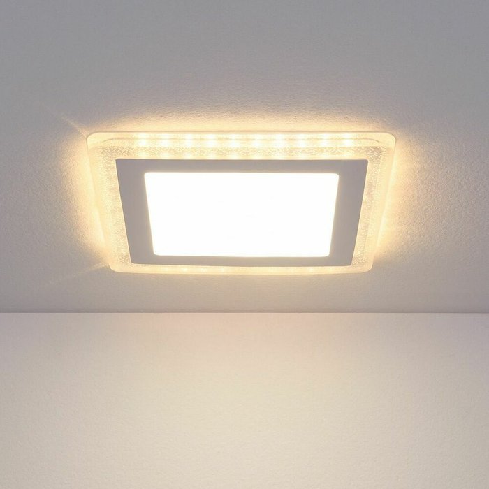Встраиваемый потолочный светодиодный светильник Compo 10W 4200K белого цвета - купить Встраиваемые споты по цене 763.0