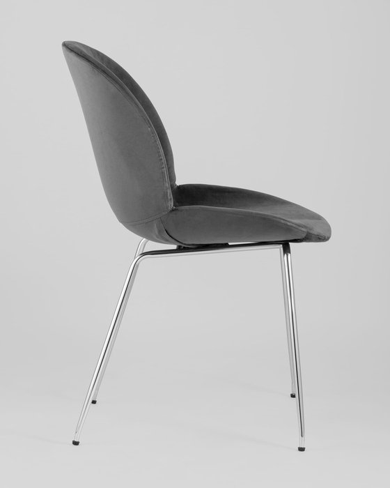 Стул Beetle серого цвета - лучшие Обеденные стулья в INMYROOM