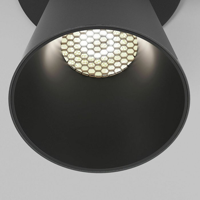 Светильник встраиваемый светодиодный Bell 8W 4000K черный 25097/LED - лучшие Встраиваемые споты в INMYROOM