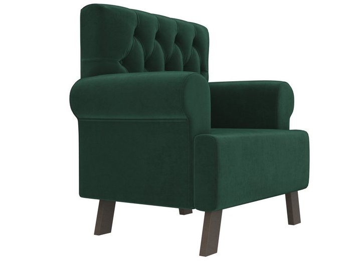 Кресло Хилтон зеленого цвета - лучшие Интерьерные кресла в INMYROOM