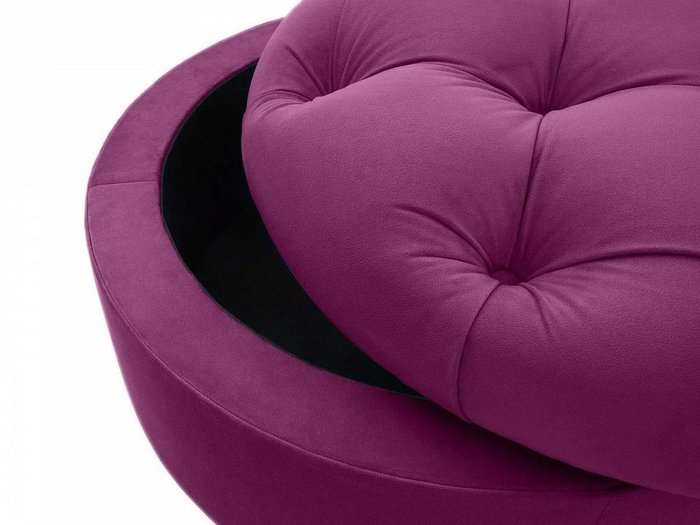 Пуф Meggi пурпурного цвета  с емкостью для хранения - купить Пуфы по цене 22410.0