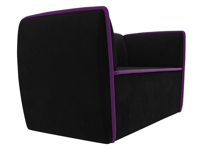 Прямой диван Бергамо черного цвета - лучшие Прямые диваны в INMYROOM
