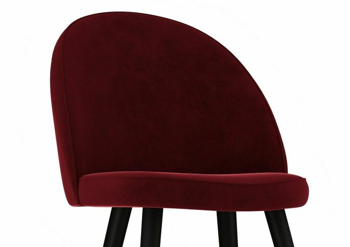 Стул полубарный Chili бордового цвета - лучшие Барные стулья в INMYROOM