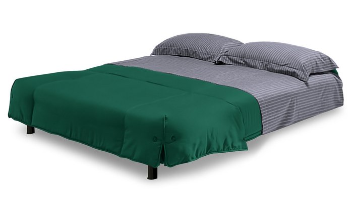Диван-кровать Генуя S зеленого цвета  - лучшие Прямые диваны в INMYROOM