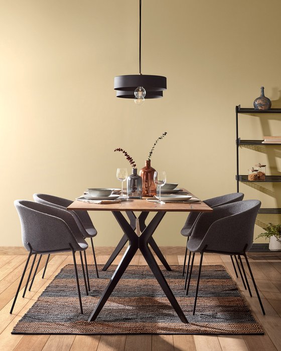 Стол обеденный Amethyst 160 цвета античный дуб - лучшие Обеденные столы в INMYROOM