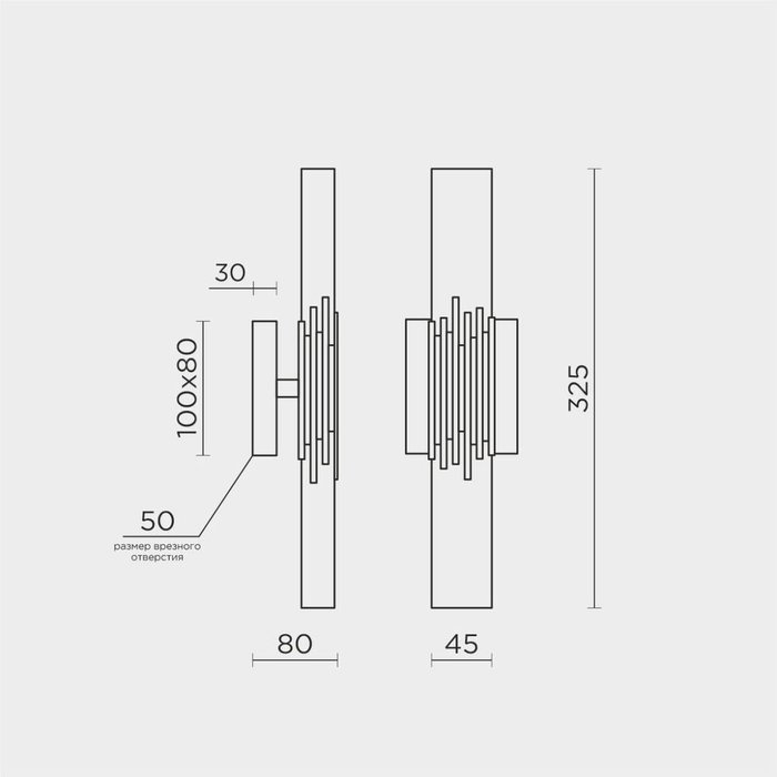 Настенный светильник ML.88987.01 CR (хрусталь, цвет прозрачный) - купить Бра и настенные светильники по цене 9000