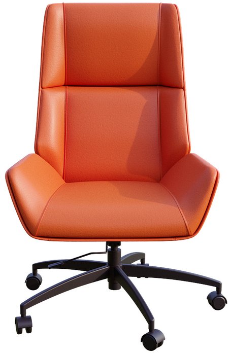 Кресло руководителя Авиатор оранжевого цвета - купить Офисные кресла по цене 73118.0