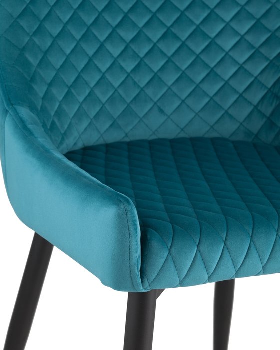 Стул Ститч темно-бирюзового цвета - купить Обеденные стулья по цене 4990.0