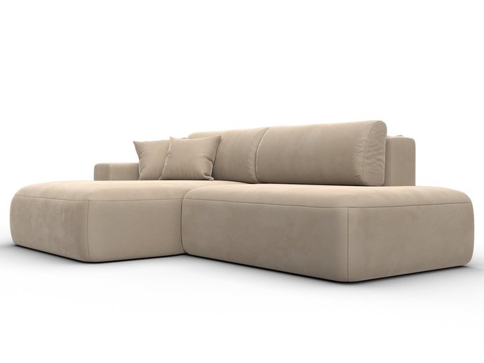 Угловой диван-кровать Лига 036 Модерн бежевого цвета левый угол - лучшие Угловые диваны в INMYROOM Угловой диван-кровать Лига 036 Модерн бежевого цвета левый угол - лучшие Угловые диваны в INMYROOM