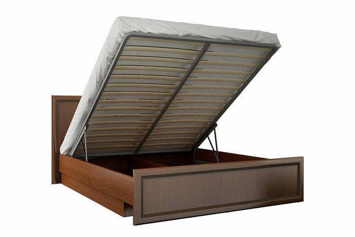 Кровать Луара 160х200 коричневого цвета с подъемного цвета - купить Кровати для спальни по цене 63569.0