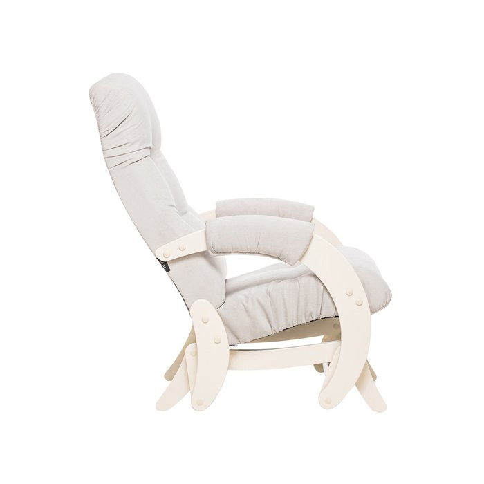 Кресло-глайдер Модель 68 с обивкой серого цвета - лучшие Интерьерные кресла в INMYROOM
