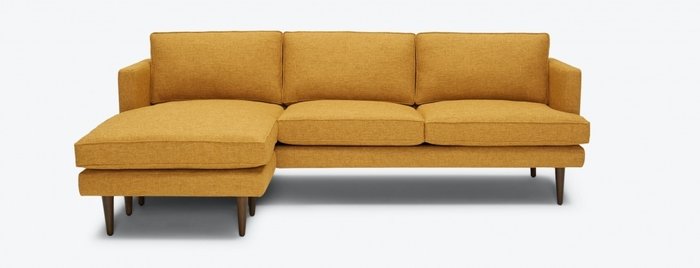 Модульный угловой диван желтого цвета - лучшие Угловые диваны в INMYROOM