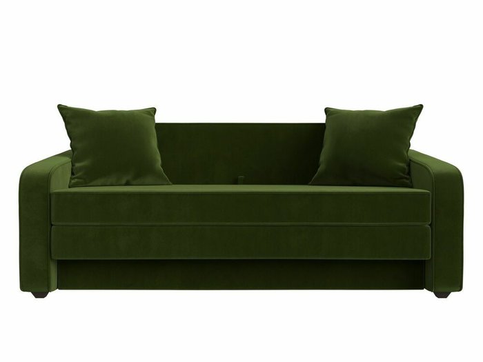Диван-кровать Лига 013 зеленого цвета - купить Прямые диваны по цене 28999.0