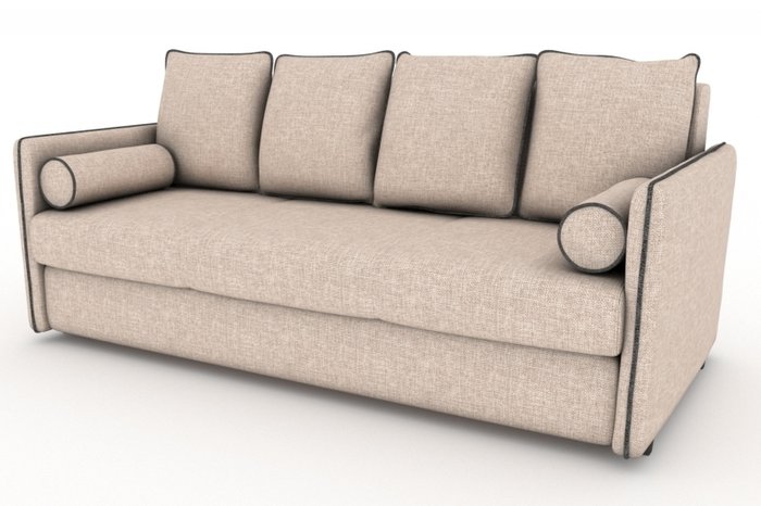 Прямой диван-кровать Cardinal бежевого цвета