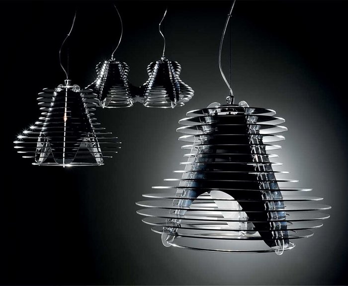 Подвесной светильник FARETTO SINGLE BLACK - купить Потолочные светильники по цене 23700