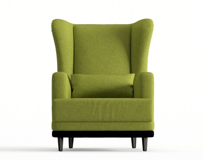 Кресло Грэмми в обивке из рогожки светло-зеленого цвета - купить Интерьерные кресла по цене 10190.0