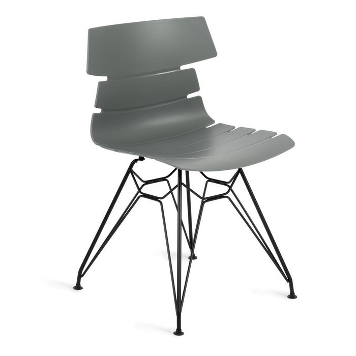 Набор из четырех стульев Hansen серого цвета - купить Обеденные стулья по цене 15800.0