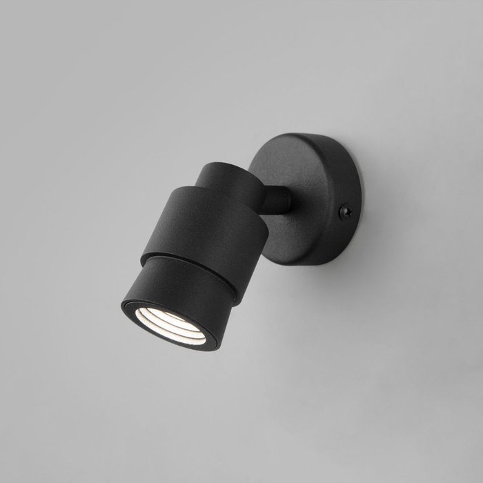 Настенный светодиодный светильник 20125/1 черный Plat