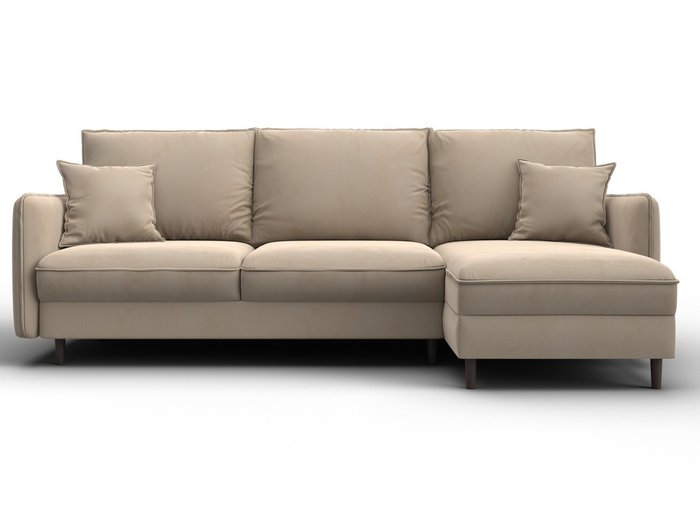 Угловой диван-кровать Лига-064 бежевого цвета - купить Угловые диваны по цене 93990 Угловой диван-кровать Лига-064 бежевого цвета - купить Угловые диваны по цене 93990