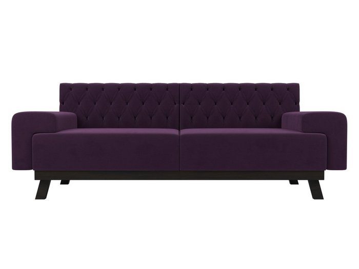 Диван Мюнхен Люкс фиолетового цвета  - купить Прямые диваны по цене 41999.0