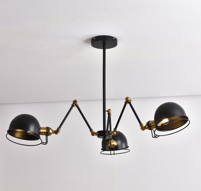 Подвесной светильник Valmonti черного цвета - лучшие Подвесные люстры в INMYROOM