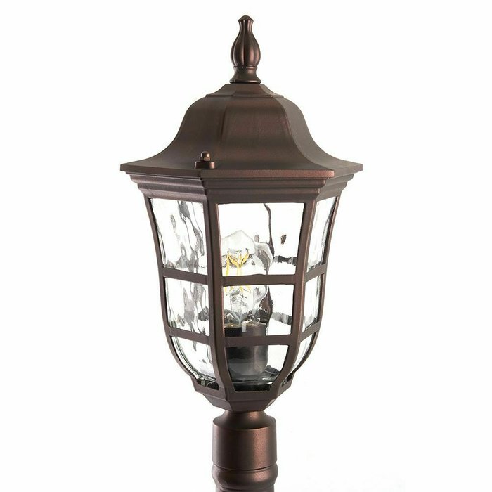 Ландшафтный светильник Варшава коричневого цвета - купить Наземные светильники по цене 6751.0
