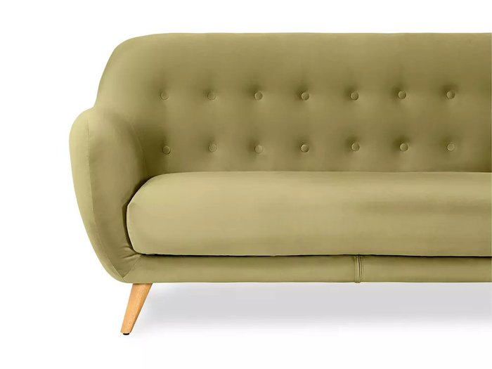 Диван Loa светло-зеленого цвета - лучшие Прямые диваны в INMYROOM