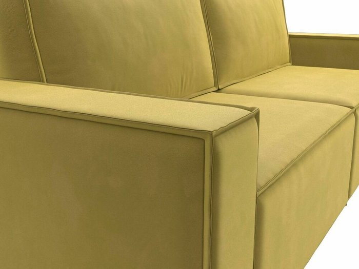 Прямой диван-кровать Куба желтого цвета - лучшие Прямые диваны в INMYROOM