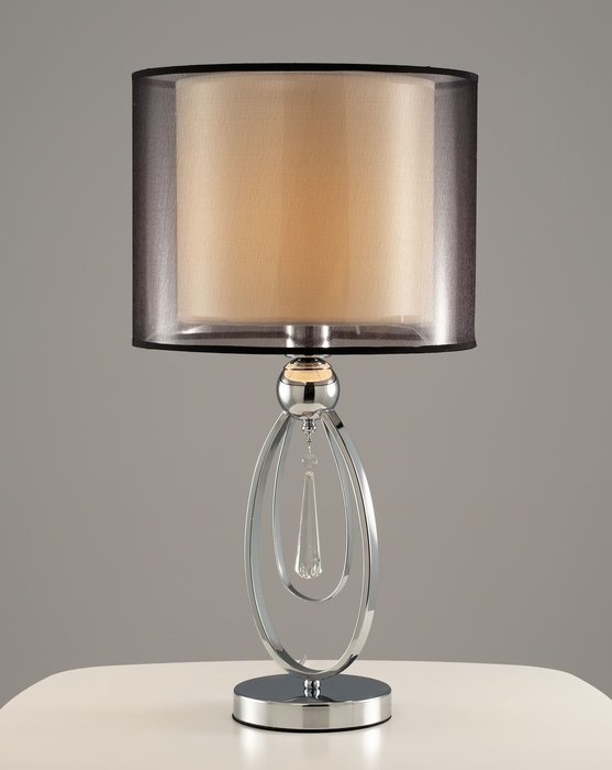 Настольная лампа Dark с серым абажуром - лучшие Настольные лампы в INMYROOM