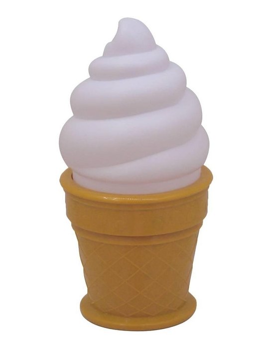 Светильник в виде мороженого A Little Lovely Company, большой, белый