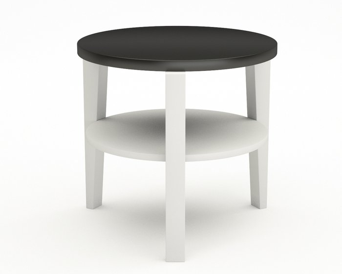 Кофейный столик Aster Low черно-белого цвета - купить Кофейные столики по цене 26616.0