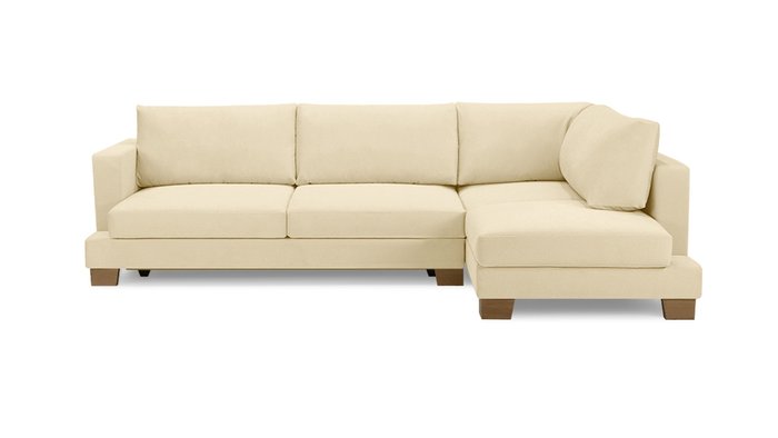 Угловой диван-кровать Дрезден кремового цвета - купить Угловые диваны по цене 113700.0