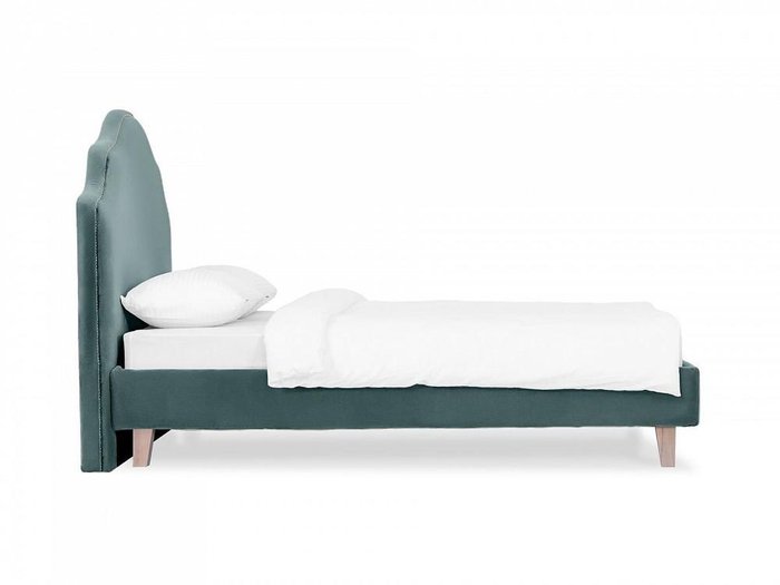 Кровать Queen II Victoria L 160х200 серо-голубого цвета - лучшие Кровати для спальни в INMYROOM
