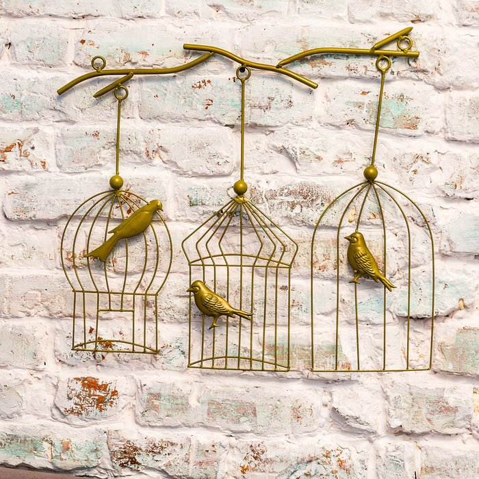 Арт-декор «Райские птицы» - лучшие Декоративные предметы в INMYROOM