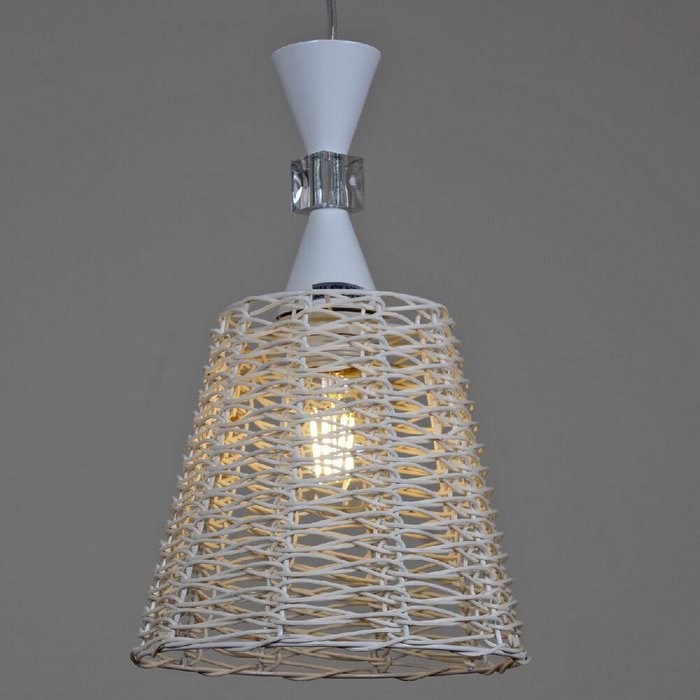 Подвесной светильник 04571-0.4-03 WH (пластик, цвет белый) - лучшие Подвесные светильники в INMYROOM