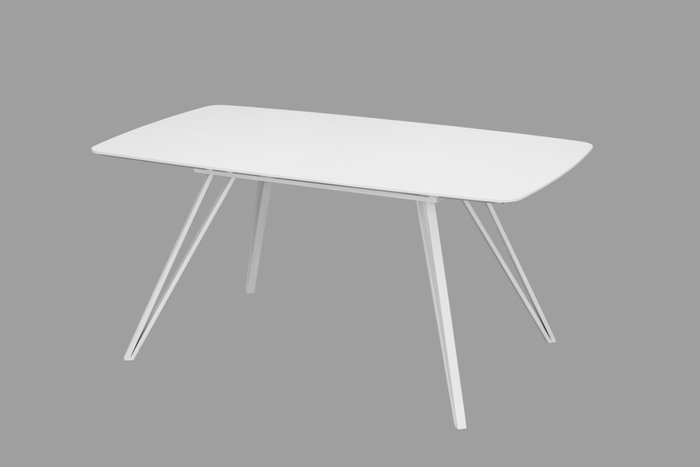 Раздвижной обеденный сто Charm белого цвета - купить Обеденные столы по цене 29900.0