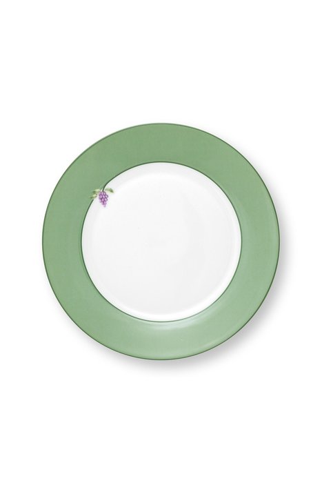 Набор из двух тарелок Lily&Lotus Uni Light Green 21 бело-зеленого цвета - купить Тарелки по цене 3976.0 Набор из двух тарелок Lily&Lotus Uni Light Green 21 бело-зеленого цвета - купить Тарелки по цене 3976.0