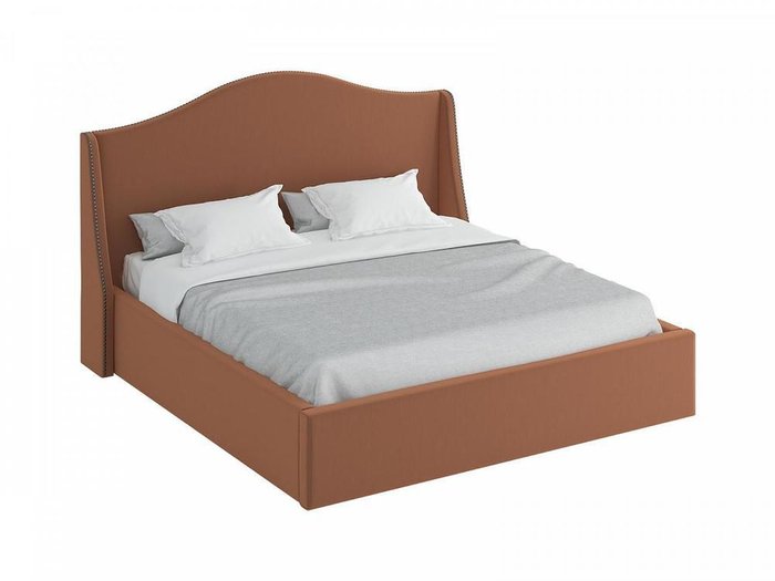 Кровать Soul коричневого цвета с подъемным механизмом 200x200
