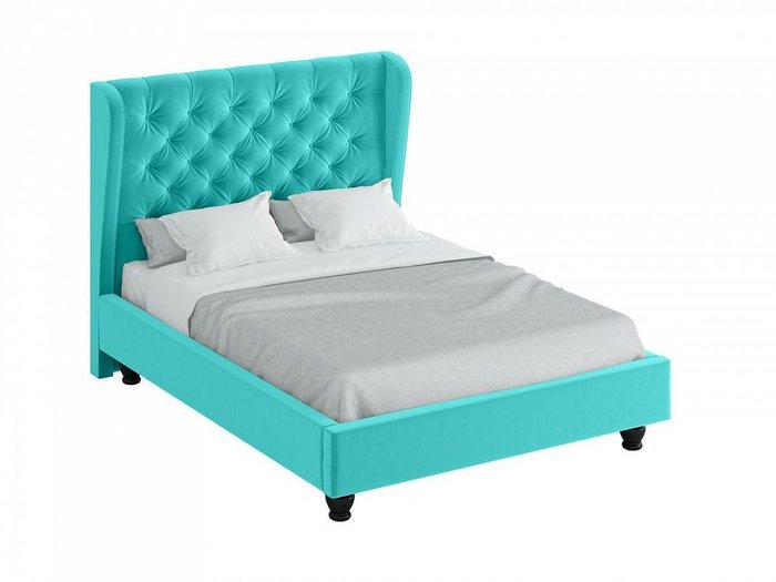 Кровать Jazz 160х200 бирюзового цвета