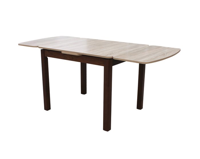 Раскладной обеденный стол Орлеан коричнево-бежевого цвета - купить Обеденные столы по цене 14680.0