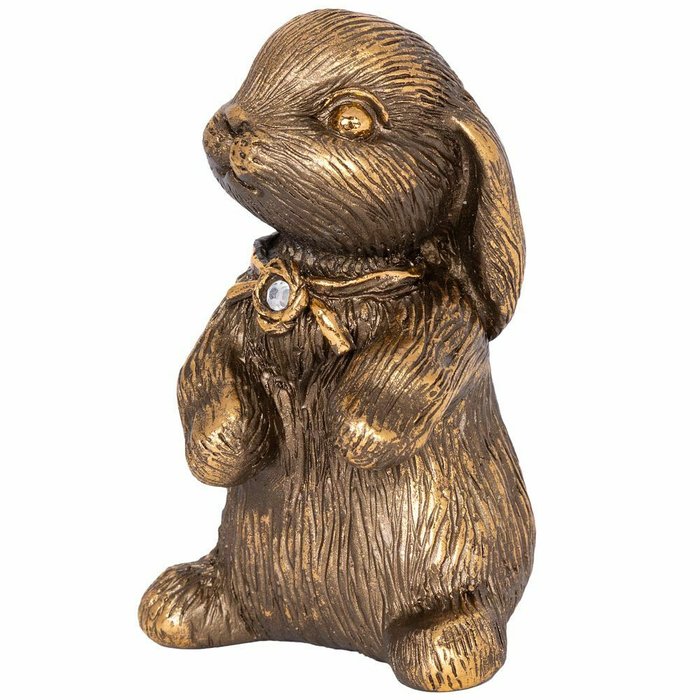Статуэтка Кролик бронзового цвета - купить Фигуры и статуэтки по цене 2176.0