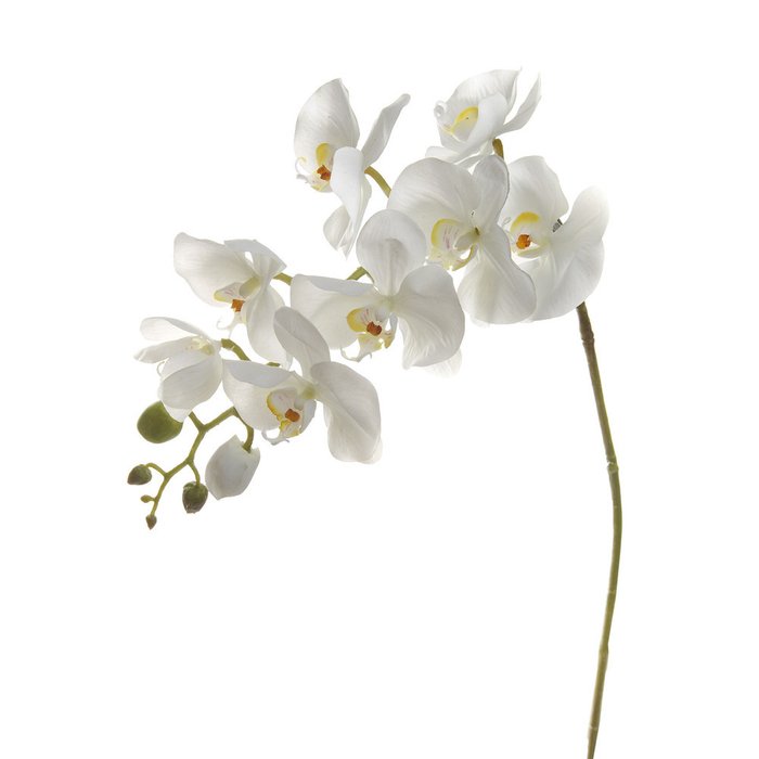 Искусственный цветок  Орхидея белая  