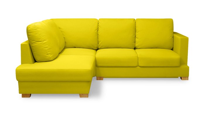 Угловой диван-кровать Плимут желтого цвета - купить Угловые диваны по цене 88000.0