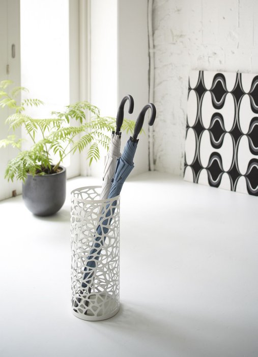 Подставка для зонтов Nest белого цвета - лучшие Подставки для зонтов в INMYROOM