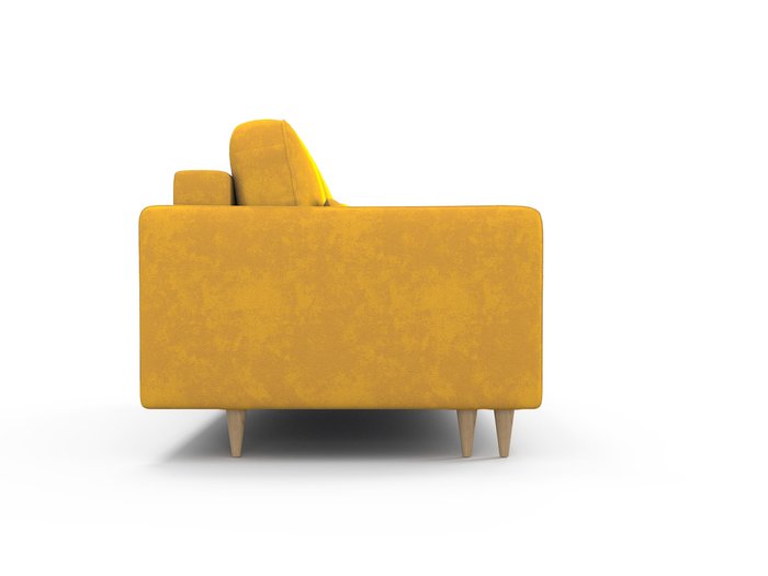 Диван-кровать Санваль желтого цвета - лучшие Прямые диваны в INMYROOM