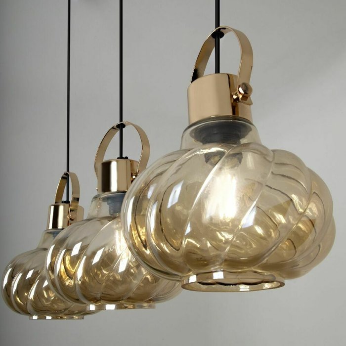 Подвесной светильник MD.1189.720 BR (стекло, цвет золото) - лучшие Подвесные светильники в INMYROOM Подвесной светильник MD.1189.720 BR (стекло, цвет золото) - лучшие Подвесные светильники в INMYROOM