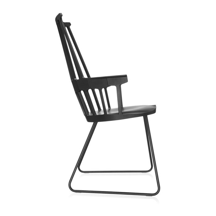 Кресло Comback черного цвета  - лучшие Обеденные стулья в INMYROOM