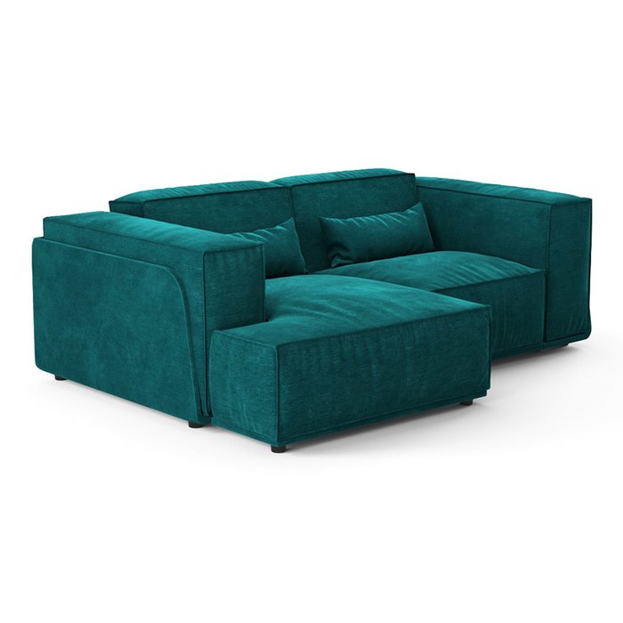 Угловой диван Vento Classic темно-зеленого цвета